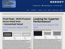 Tablet Screenshot of floodflaps.com